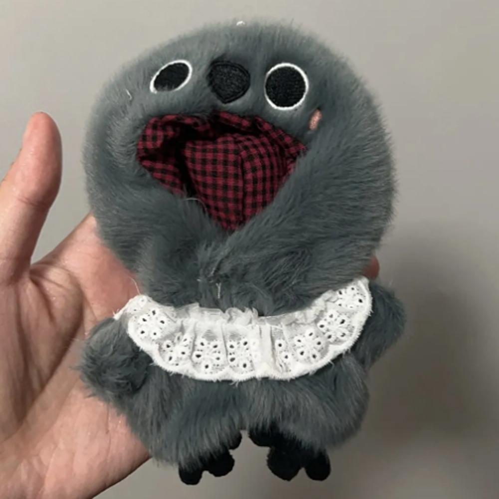 Crow Jumpsuit 10cm Cotton Doll Clothes Dress Up 10cm Doll Clothes Outfit Replacement Fluffy Idol Doll Clothes 10cm Cotton Doll