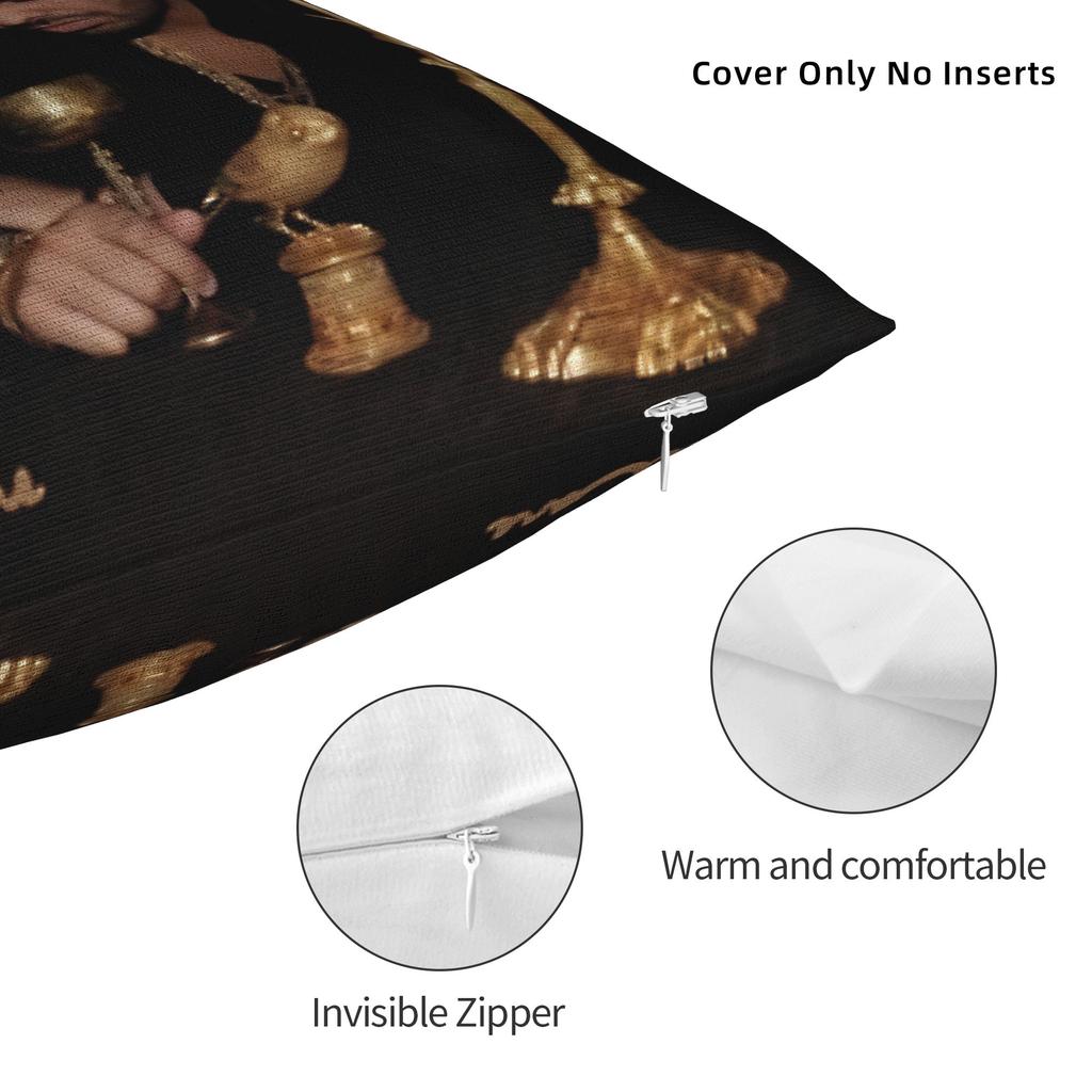 Pillow Cover D-drake meme   Vintage Pillow Case For Chair Sofa Home Decor Pillowcases