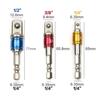 3 X Socket Adapter Drill BIts Set Hex Shank 1/4" 3/8" 1/2"Impact Driver Tools