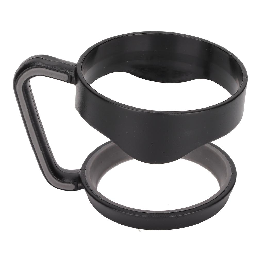 Tumbler Cup Handle Travel Mug Holder 2 Circle Non Slip for Car Icemaster Snowman 30OzBlack