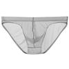 Youye Men's Low Waist Mesh Briefs - Breathable, Transparent, Sexy Pouch, Nude Feel for Young Men