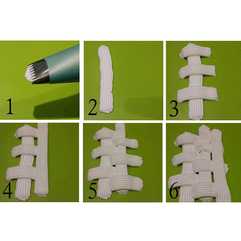 3 Pz Punte Intreccio Cesto Punte per Sac à Poche Ugelli Tubo in Acciaio Inossidabile