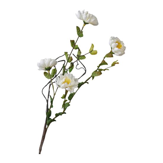 

Artificial Flower UV Resistant Realistic Fake Silk Flower Home Office Wedding Party Indoor Outdoor Garden Faux Flower Decoration білий