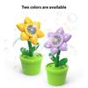 Bubble Machine with Sound Lamp Vertical Bubble Maker for Birthday Outdoor Wedding Christmas Party