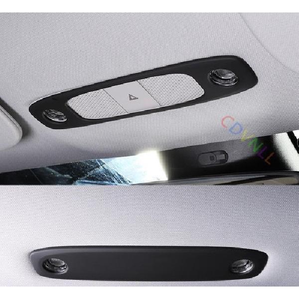 For Tesla Model 3 2017-2021 Matte Black Front Rear Reading Lamp Frame Cover Trim