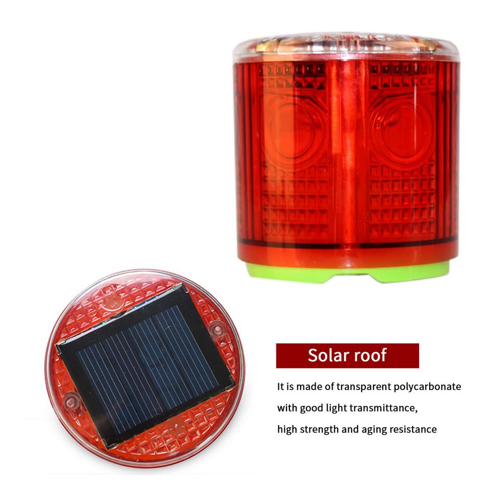 New Solar Alarm Light Wireless Outdoor Garden Security Lamp Stroboscope Strobe Light LED Light Warning Light