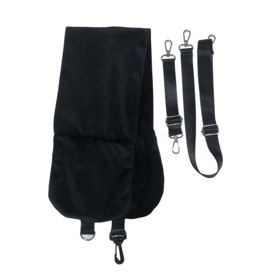 Stuffable Travel Pillow Packable Clothes Fillable Storage Bag Portable Soft Velvet Neck Pillow Case Cover Airplane Travel Essentials