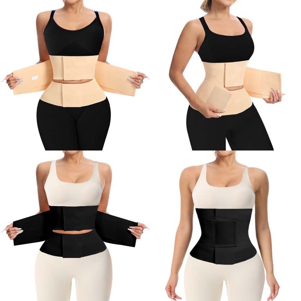 Compressed Segmentation Postpartum Body Shaper Seamless Women Girdle Belt Waist Trainer  Fitness
