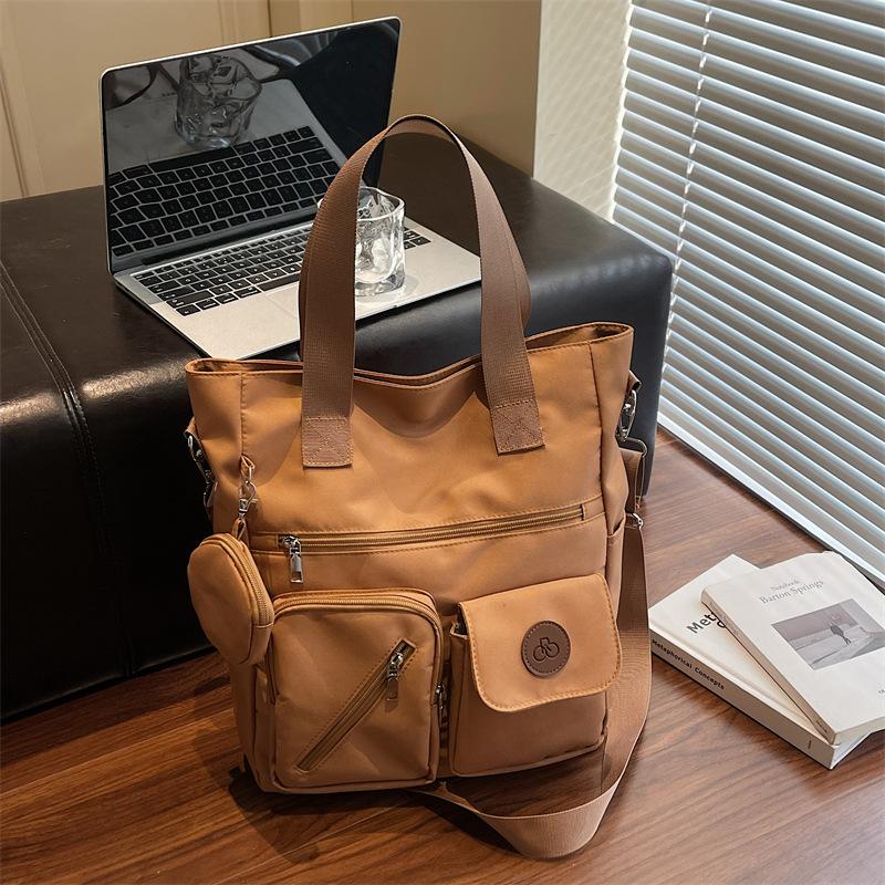 Crossbody Handbag Women's Multi-Pocket Tote Bag Lightweight Capacity Commuter Shoulder Bag