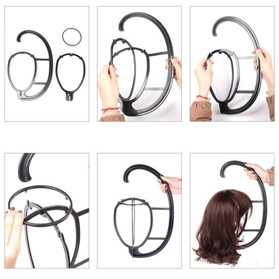 Wig Hanger Hat Stand Flexible ABS Collapsible Holder