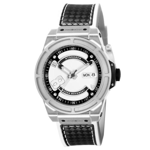 

Hydrogen OTTO Men s Watch with White Dial (HW224000) in Black