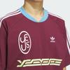Adidas Originals X Yeseyesee Collaboration FW24 BS Team Logo Casual Short Sleeve T-Shirt Men T-Shirts Victory-Crimson JN5821