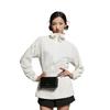 Calvin Klein Sun Protection Quick-Dry Solid Color Hooded Zip-Up Long Sleeve Jacket Women jackets Vintage-White J222367YBH