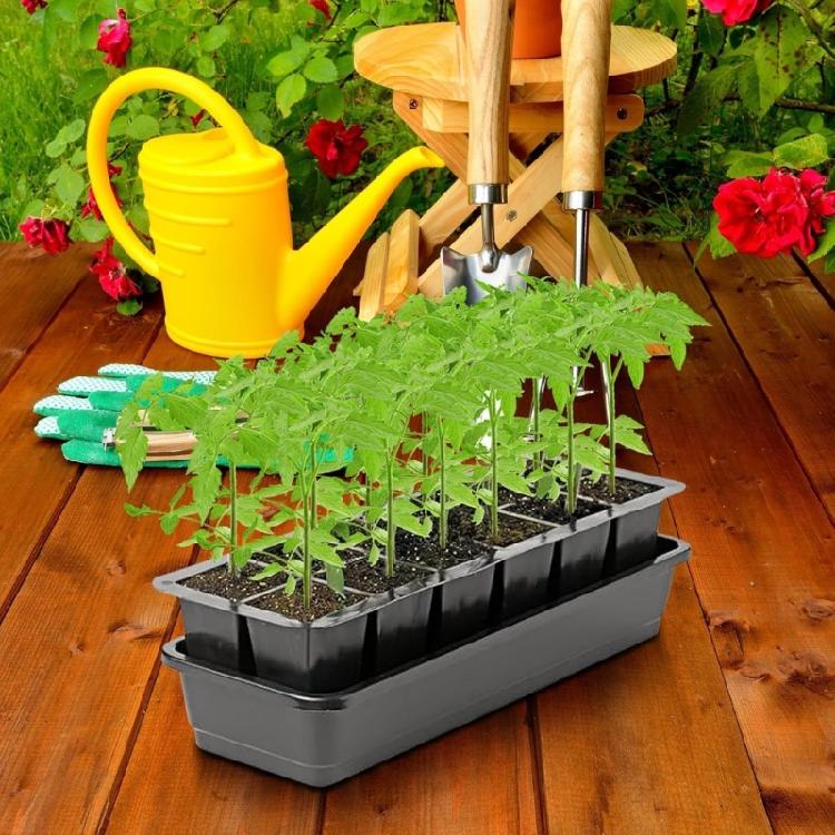 8Pcs Replacement Absorbent Watering  Starting Mat Capillary Mat  Starter Tray Mat For Gardening