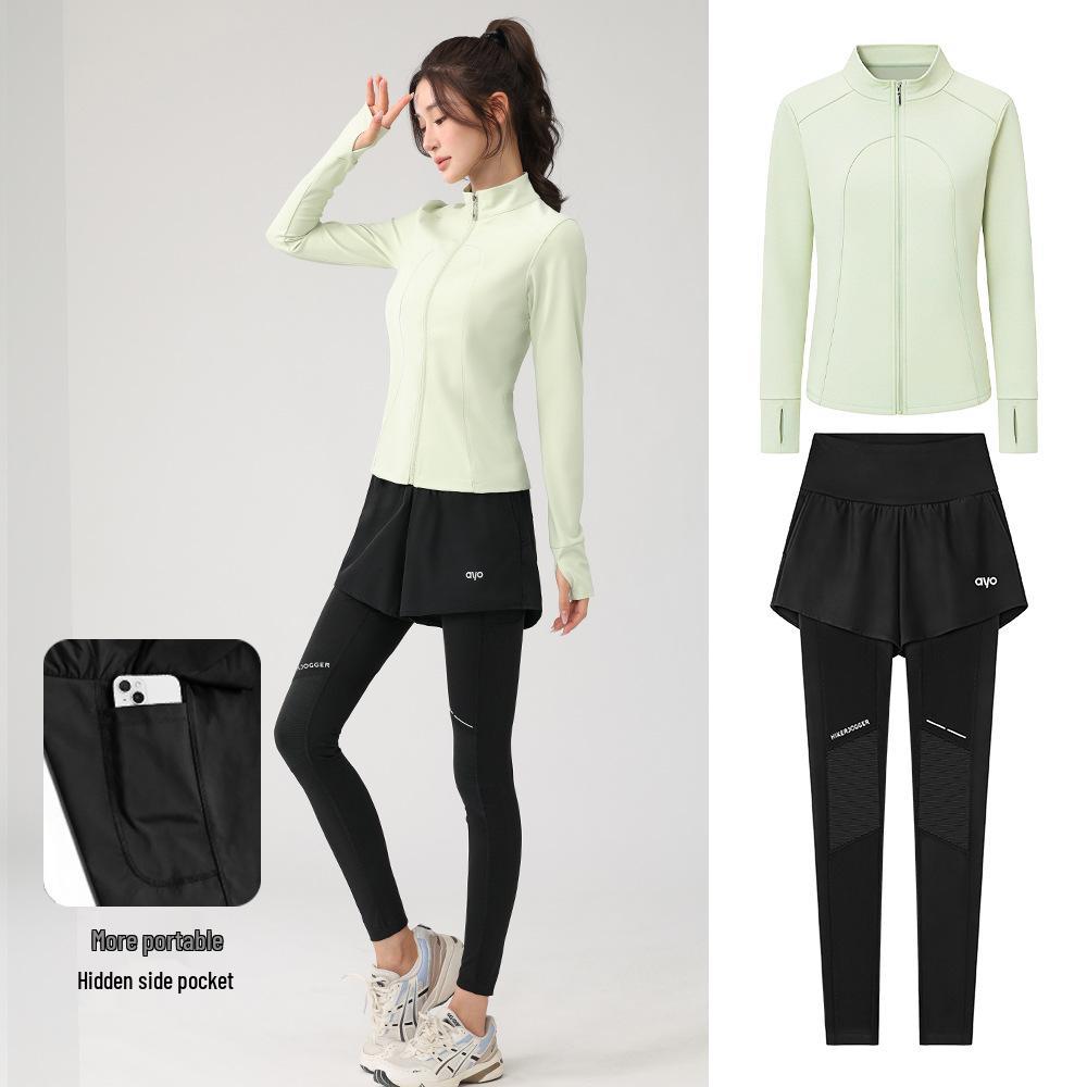 Autumn & Winter Quick-Dry Two-in-One Velvet Sports Pants for Running & Outdoor Fitness