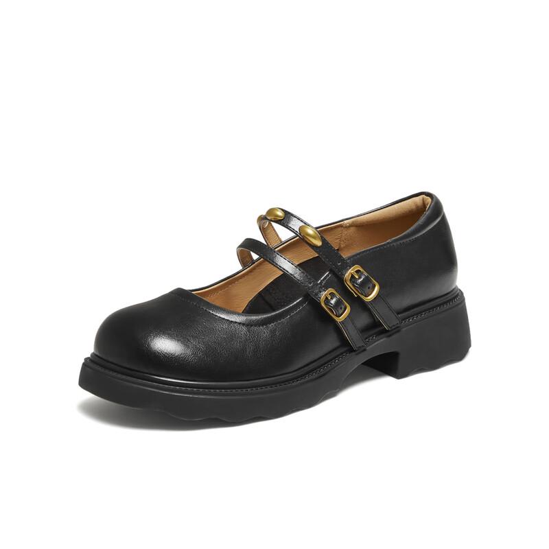 TATA Elegant Platform Mary Jane Shoes 36