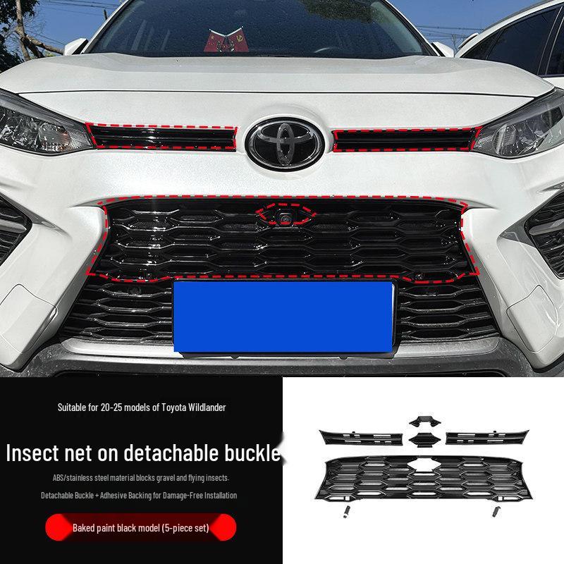 Toyota Wildlander Insect Net Grille Guard - Dustproof, Catkin Protection, No Disassembly Required