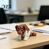 Desktop Decorative Sculpture Articulated Dog Figurine, 3D Printed Cute Puppy with Movable Joints, Decoration Colorful Desk Pet for Home Office, Stress