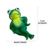 Frog Figurine Cute Home Decor Frog Garden Statue Small Resin Frog Ornament Home Desktop Decoration