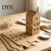 Art And Craft Gift Boxes 10PCS House Shaped Paper Candy Boxes, Hollow Design Cardboard Treat Containers with Portable Bags Handles Handle, Decorative