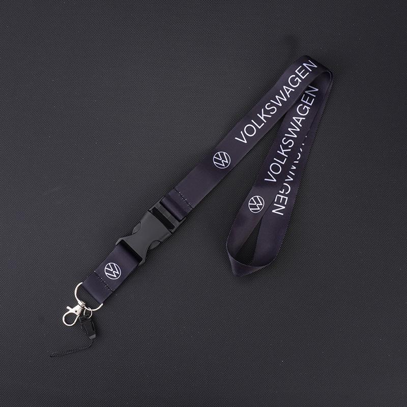 Car Lanyard Pass Work ID Mobile Neck Strap Keychain For VW Volkswagen Passat B5 B6 B7 B8 Polo Tiguan Golf Santana Touran GTI MK2 QQ8