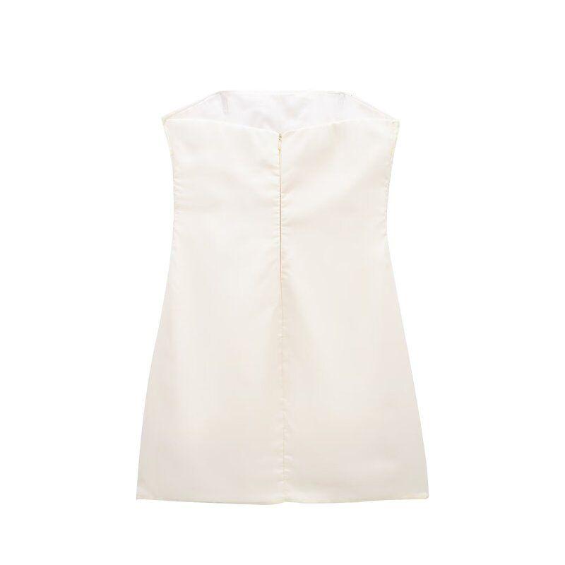 Fashion Style 2024 Summer New Women's Flower Print Transparent Organza Dress 0881329 712