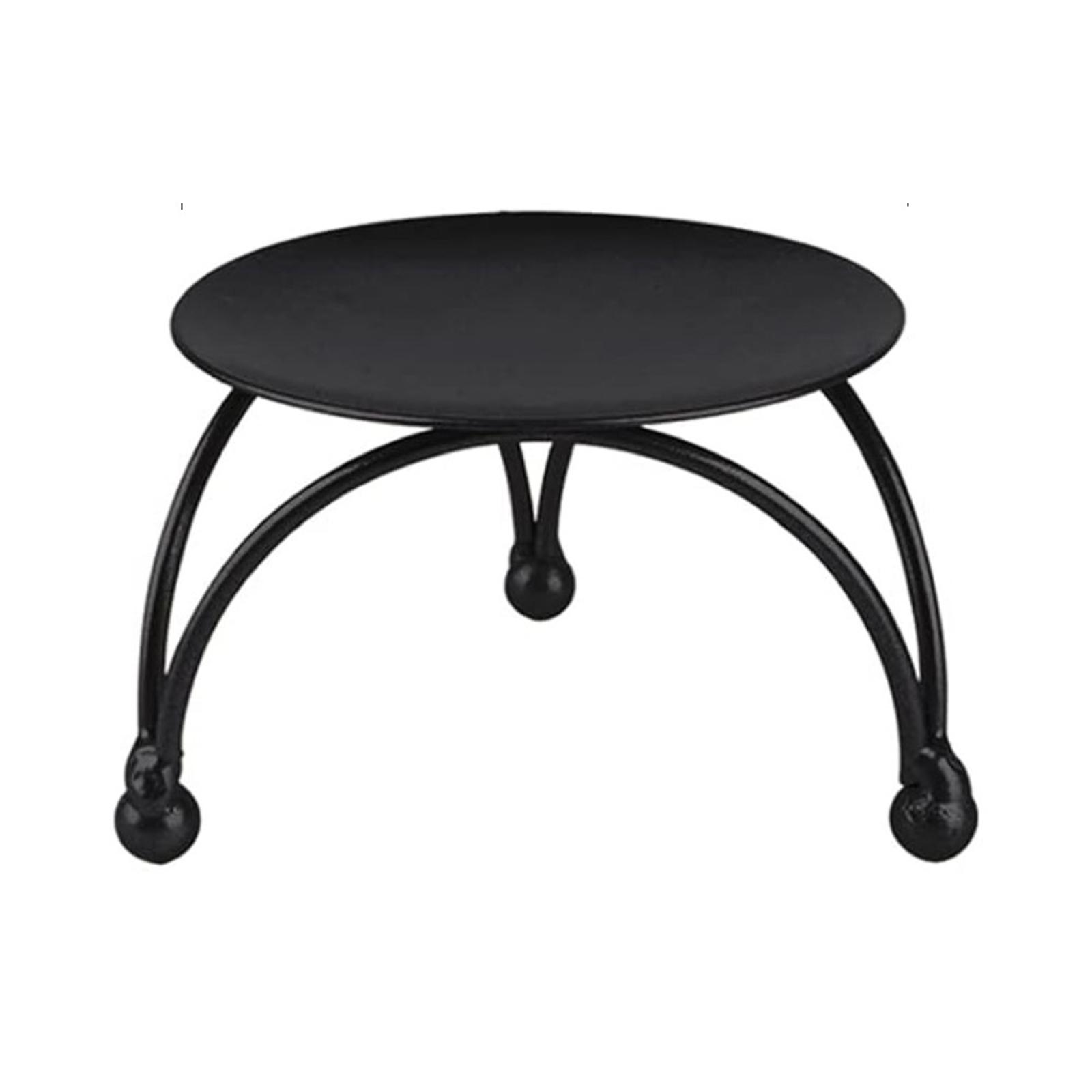 

Brand New Bedroom Dining Room Candle Holder Table Black/Gold Rust Resistant Versatile Decoration Vintage Design чёрный