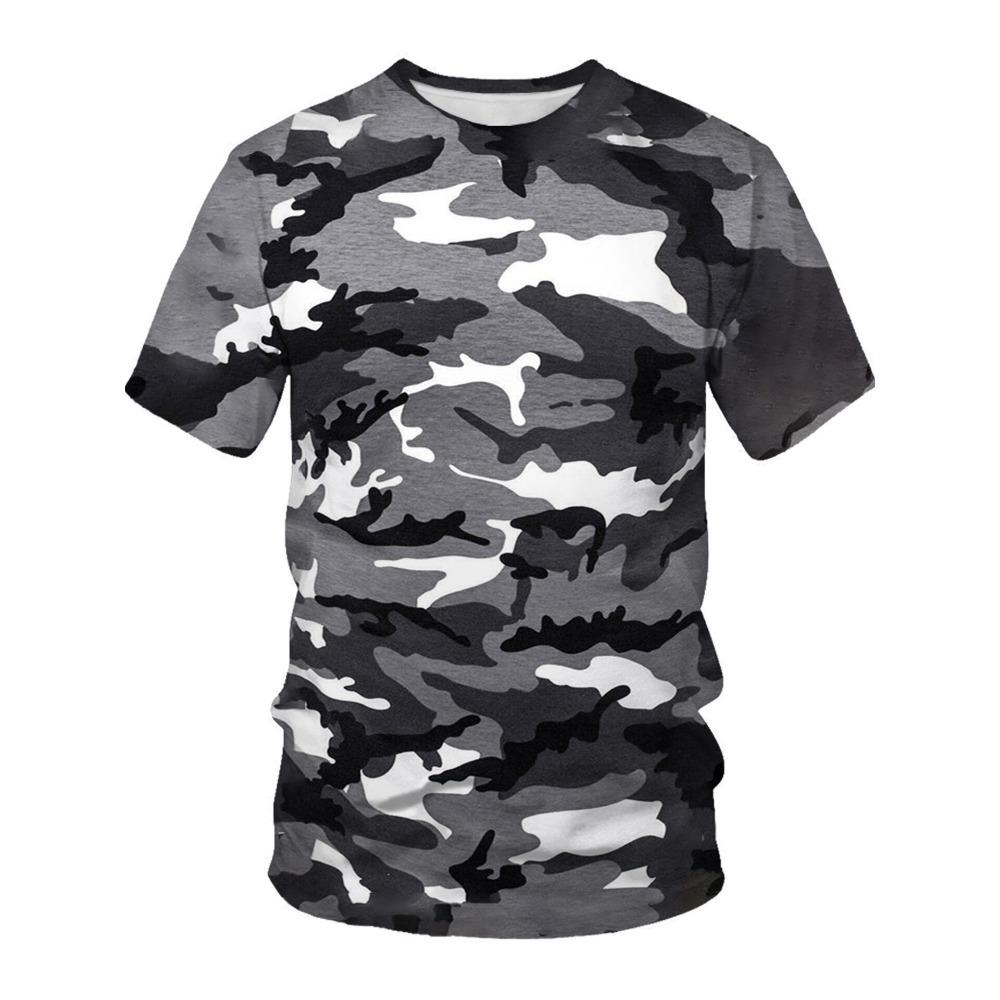 Men's T-shirt Round Neck 3D Men's Top
