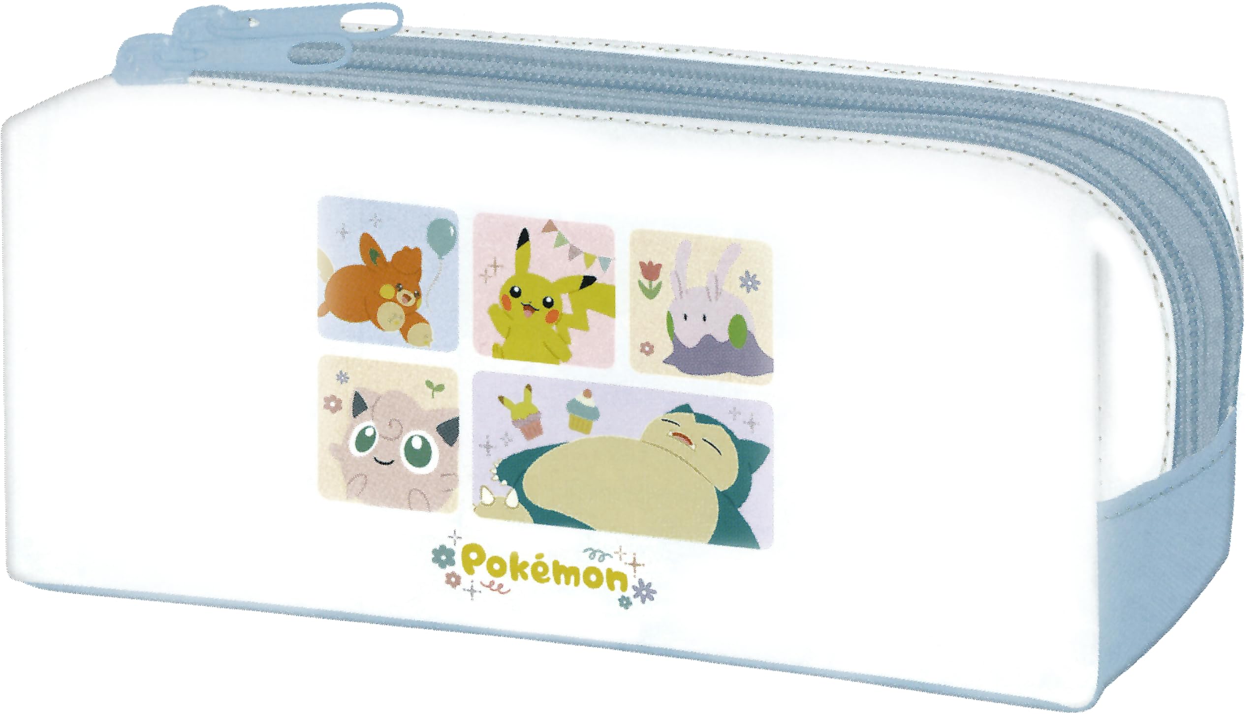 Kamio Japan Pokemon Twin Zipper 304139 Colorful style [Kamiojapan] Multi-case Multi-case
