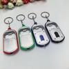 Ouvre-bouteille LED Multifonctionnel Mini Lampe de Poche Illuminée Porte-clés Pendentif
