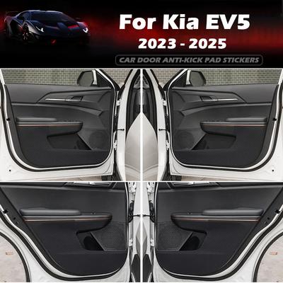 Kia EV5 2024 2025 Autóajtó Rúgás elleni Védőpad Bőr Matrica Kesztyűtartó Fólia Szennyeződés elleni Védő Belső Kiegészítők