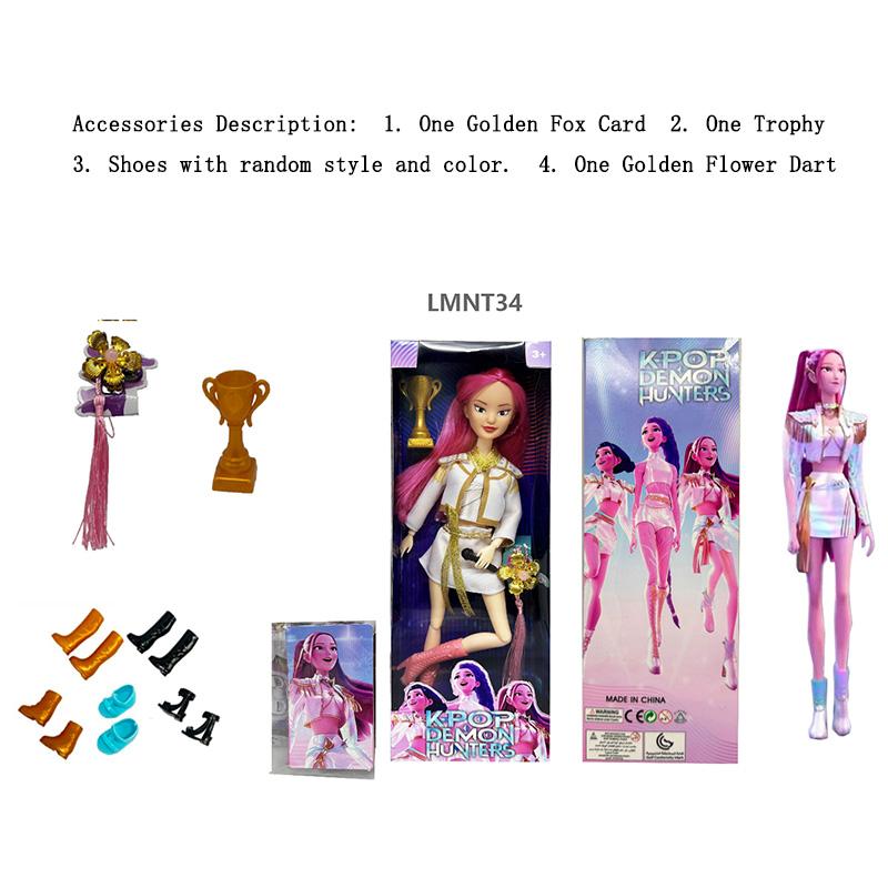 3 Trendy Kpop Devil Hunter Dolls, Vinyl Dolls, Dolls, Christmas Gifts, Birthday Gifts, Halloween Gift Girls' Toys