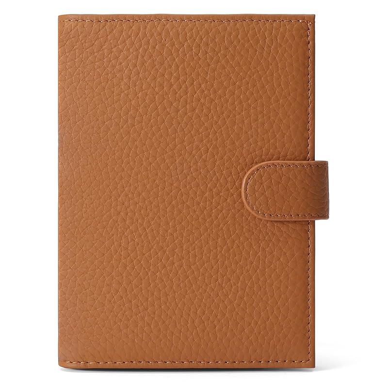 

[SENDEFN] wallet ladies bifold genuine leather lightweight thin Good to the touch coin purse card holder passport case RFID & magnetic skimming