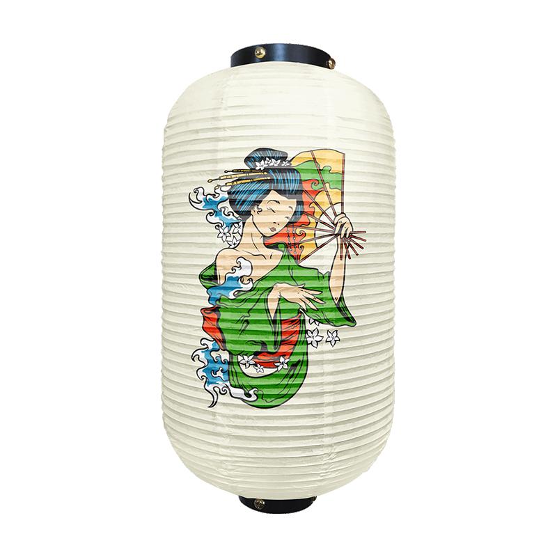 Japanese Traditional Geisha Pattern Lantern Beautiful Ukiyo-e Style Paper Cuisine Izakaya Restaurant Home Holiday Party Decor