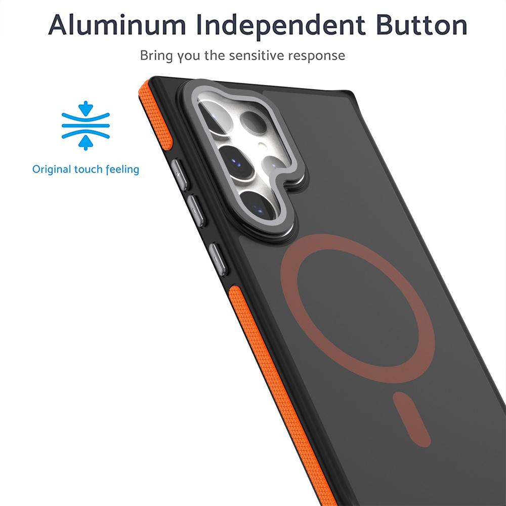 Linsenständer Halter Gradient Transparent Magnetischer Ring Hülle Für iPhone 17 16 15 14 13 Pro Max Für Magsafe Kabelloses Laden Abdeckung
