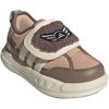 Adidas Fabric Puffy Skipper C Comfortable Versatile Non-Slip Rebound Warm Low-Top Casual Shoes Kids Casual Shoes Brown KJ3898