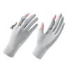 Women's Ice Silk Sun Protection Gloves - Lightweight, Breathable, Anti-Slip, UV Shield for Summer Cycling.