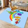 1pc Rainbow,JOJO,cartoon Office Carpet Soft Polyester Entrance Carpet Washable Non slip Machine Wash