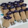 Amuseable Space Series Peanut Plush Toy Soft Stuffed Food Doll with Galaxy Cowboy Hat Silver Boots Adorable Gift for Girl