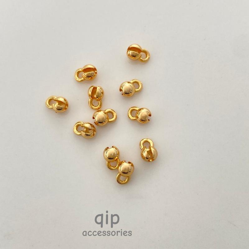 Snap Button Bead Connector Clasp for DIY Jewelry Making