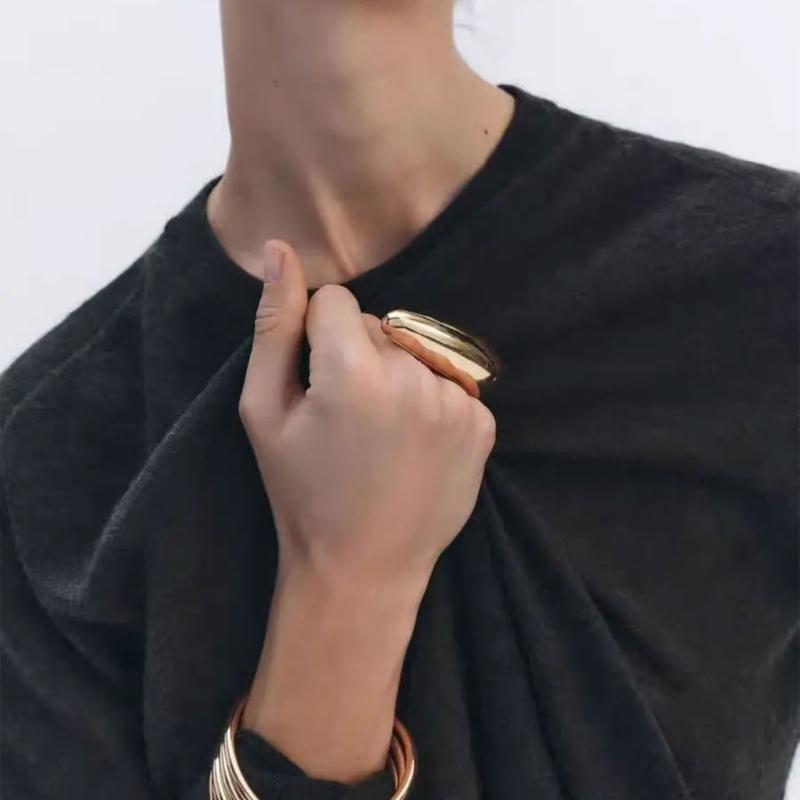 Przesadzone Otwierane Pierścienie na Palce Łezka Regulowane Pierścienie na Palce Otwarte Pierścienie Biżuteria na Palce Prezent dla Miłośnika Mody