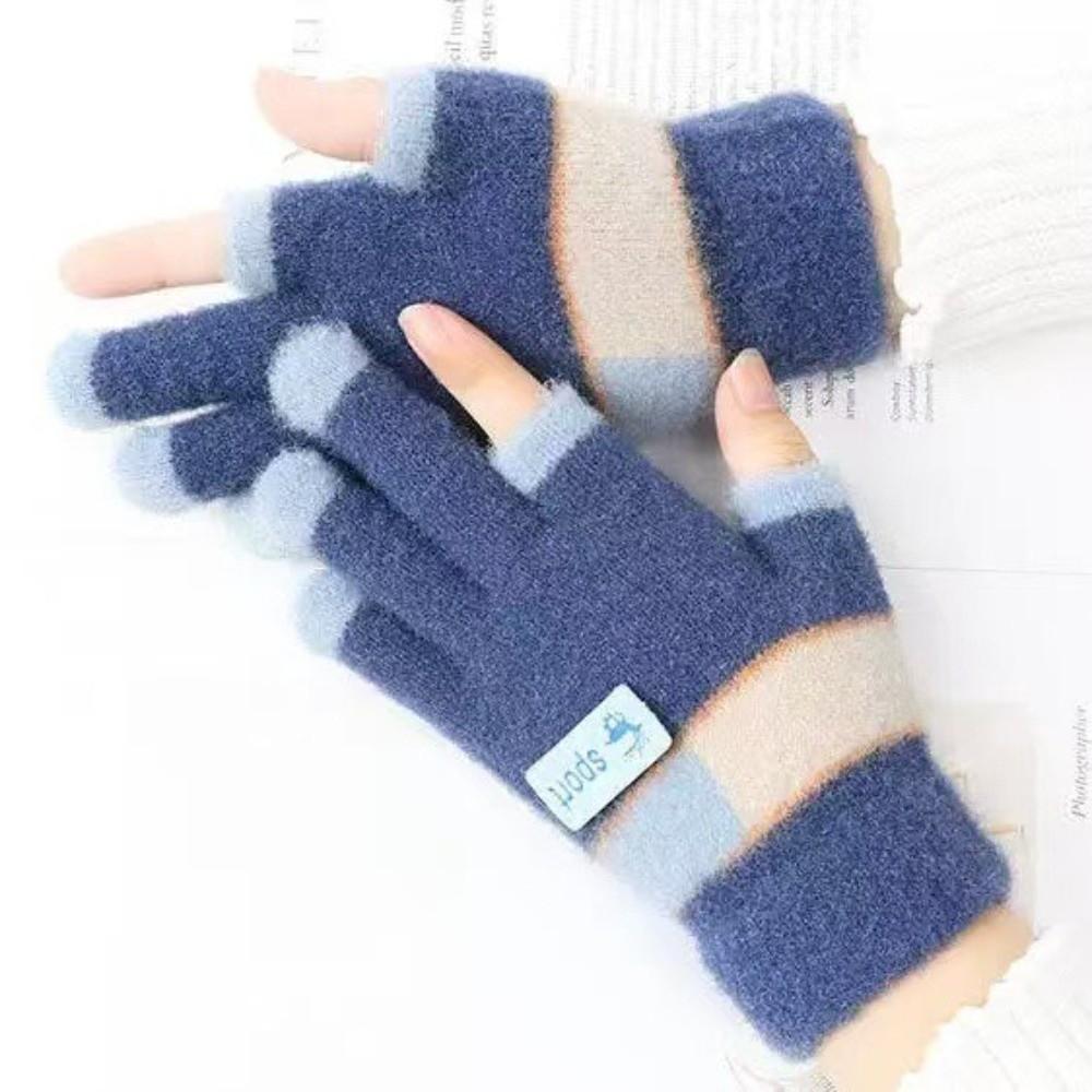 6-13Years Old Coldproof Children Mittens Windproof Baby Gloves Kids Winter Gloves Baby Boys Girls