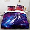 3D Print Fairy Tail Anime Natsu Bedding Set Duvet Cover Bed Set Quilt Cover Pillowcase Comforter king Queen Size Boys Adult