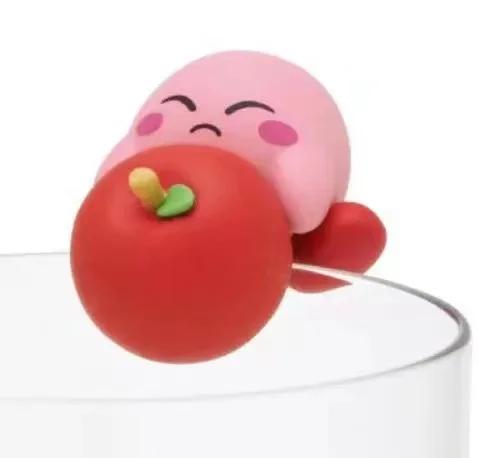 Japanese Genuine Gacha Scale Model Kirby Cup Cute Tabletop Decoration Action Figure Toys A On Articulated Poseable Detailed Movable Collectible