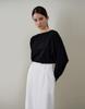 GIEMAR Boat Neck Tee Black Boat Neck Tee Black