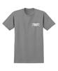 Antihieolo Stock Eagle S/S T-Shirt - Charcoal / White Print