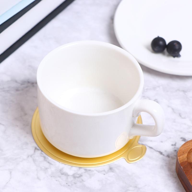 100Pcs/Set Round Cake Board Mousse Pad Card Dessert Baking Pastry Display Tray