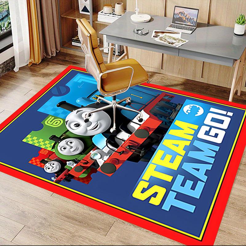 1pc Thomas Friends Thomas Way Carpet for Playroom Bedroom Living Room Sofa Home Decor,kids Game Area Rug Non-slip Floor Mat Y73045