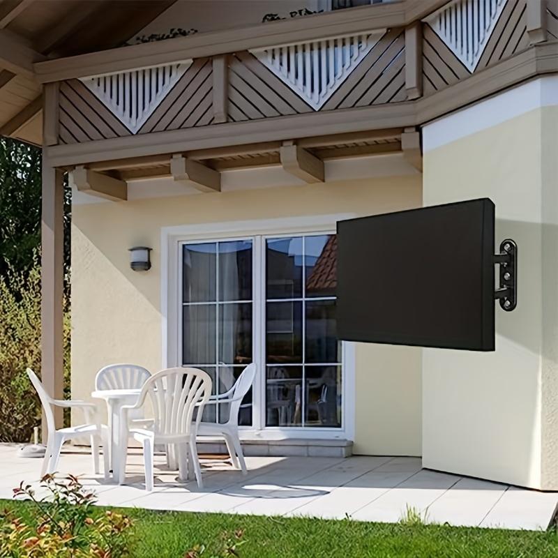 Outdoor TV Protection Cover, 1 Piece, 600D Thick Fabric Cover, Waterproof, Windproof, and Dustproof, Suitable for Outdoor TVs