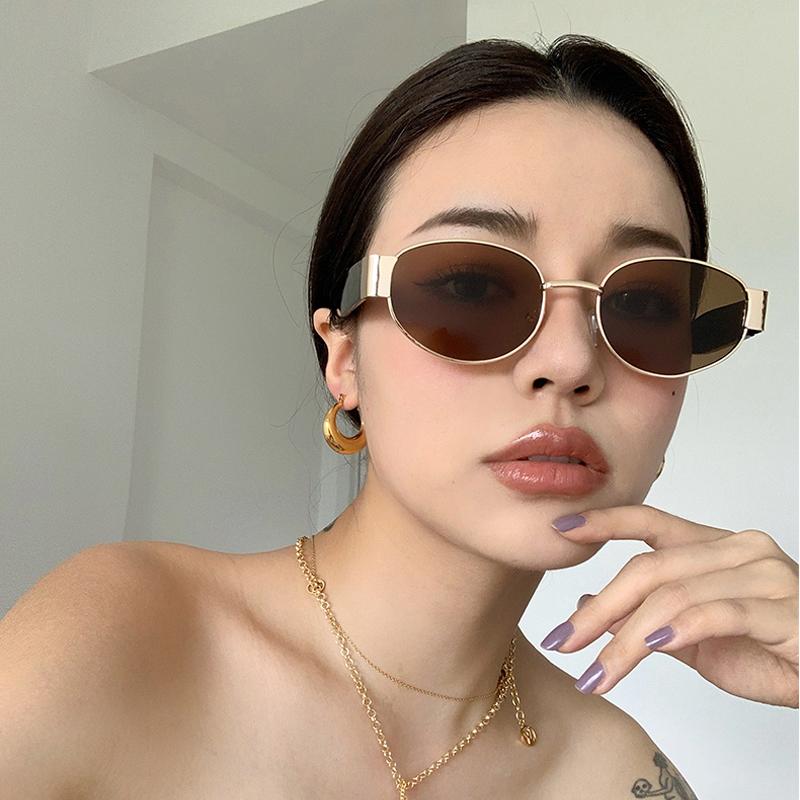 New Fashion Vintage Sunglasses Women Men Designer Retro Oval Luxury UV400 Sun Glasses Eyewear Gafas de sol